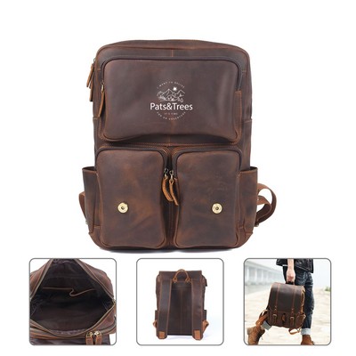 Vintage Genuine Leather Backpack
