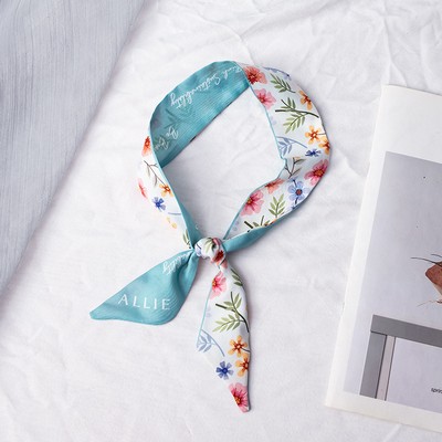 35" x 2" Full Custom Long Neckerchief Ribbon Scarf Hairband Handbag Wrap Scarf Neck Tie #4