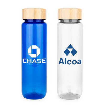 EcoPure 34 Oz. Bottle w/Bamboo Lid
