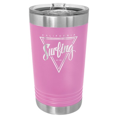 Polar Camel Light Purple 16 oz. Pint with Slider Lid