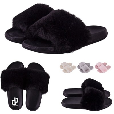 Unique Summer Slippers W/ Plush Upper