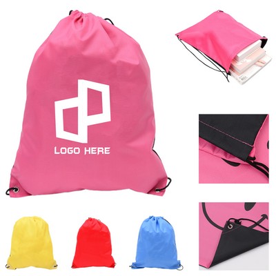 2 In 1 Non-Woven Drawstring Backpack Tote Bag