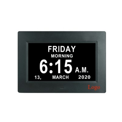 8 Inch Digital Calendar Clock