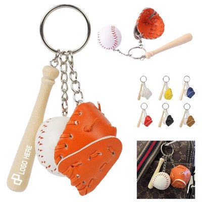Creative Baseball Pendant Keychain