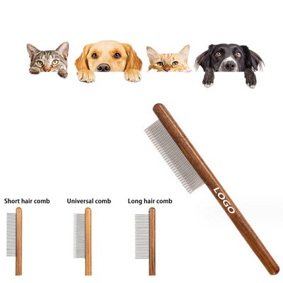 Solid Wood Pet Comb