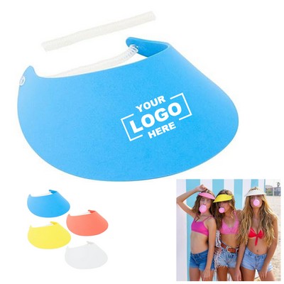 Adjustable Soft Sun Visor Hat for Golf and Tennis.