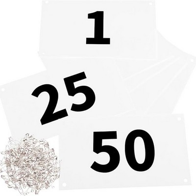 Race Day Bibs for Running Events