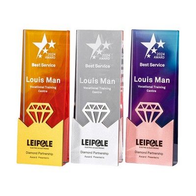 Diamond Crystal Award Trophy