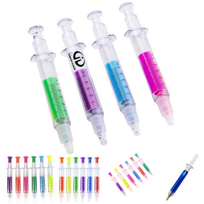 Curvaceous Ballpoint Pen/Highlighter