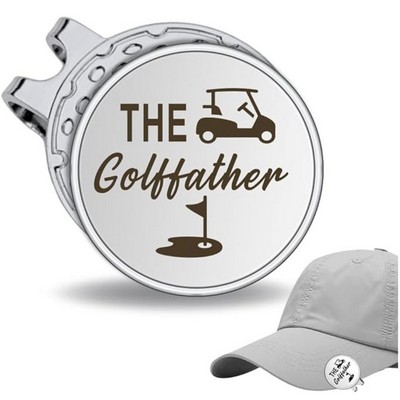 Custom Full Color Golf Hat Clip Ball Marker