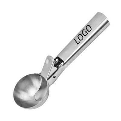 Stainless Steel Ice Cream Scoop With Trigger