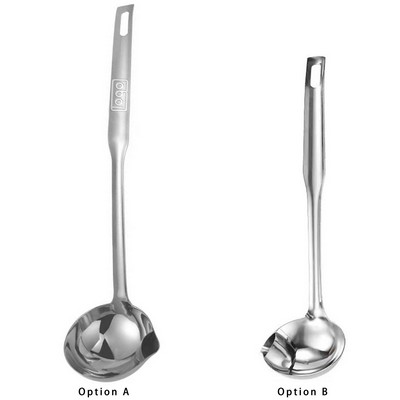 Stainless Steel Oil Separator Soup Ladle Spoon