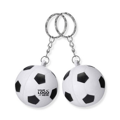 Keychain Football Decompression Ball
