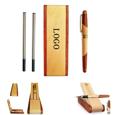 Wooden Ballpoint Pen Gift Set