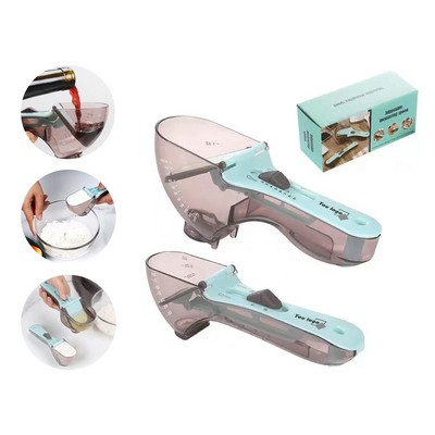 2-Piece Set Plastic Scale Measuring Spoon