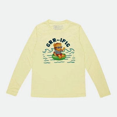 Youth Solar long sleeve shirt with front and back sided sublimation prints