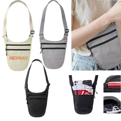 Travel Anti-Theft Crossbody Waist Bag
