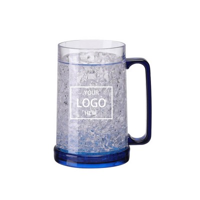 16 Oz Double Wall Gel Freezer Mug