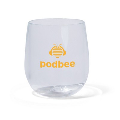 SiliPint Unbreakable 14oz Crystal Clear Stemless Wine Glass