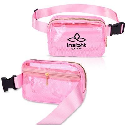 Clear Pvc Cross Body Fanny Pack
