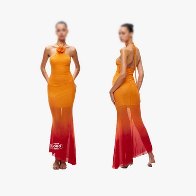 Sheer Mesh Mermaid Beach Dress