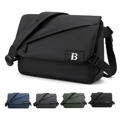 Unisex Waterproof Messenger Bag Sleek Design