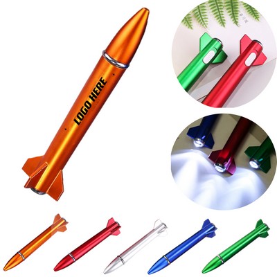Led Missile Shape Ballpoint Pen