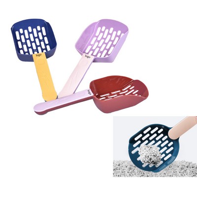 Pet Poop Scoop With Long Clashing Color Handle