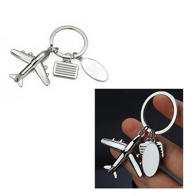 Keychain Airplane Model Pendant