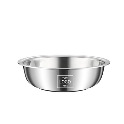 Stainless Steel Slanted Bowl