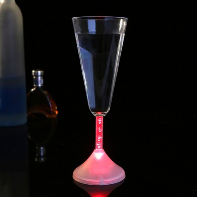 Multifunctional Led Lit Wine Glass With Seven Color Magic Transformation