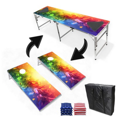 Dual-Game Folding Party Table