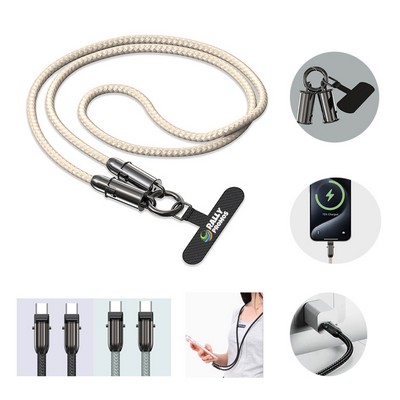 Fast Charging Cable Lanyard ??Chain For Phone
