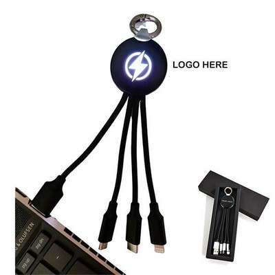 3" 1 Multi USB Charger Charging Cable Cord