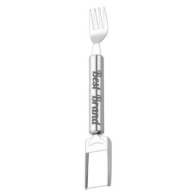 2 - In - 1 Stainless Steel Watermelon Cutter & Fork