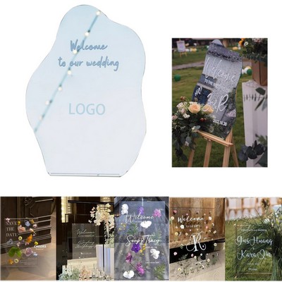 Acrylic Welcome Display Sign