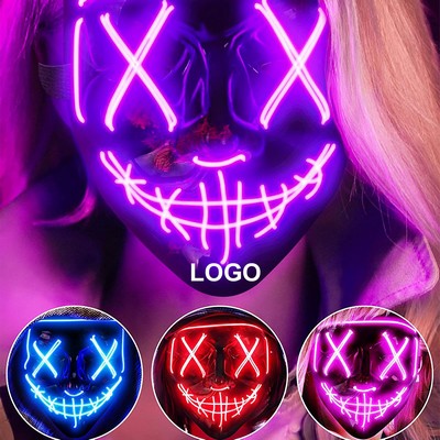 Halloween Neon LED Mask For Party