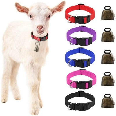 Adjustable Collar With Bell For Cattle And Sheep