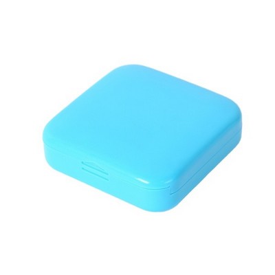 Push-pull Type Portable 2-compartment Pill Box
