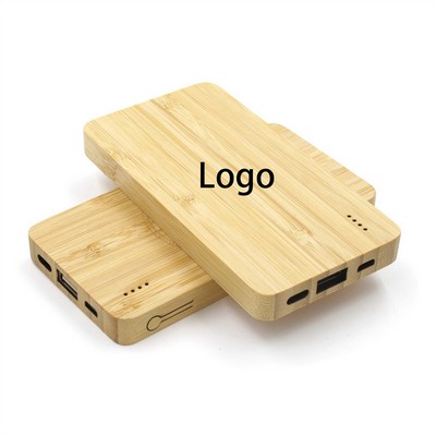 Bamboo Portable Power Bank