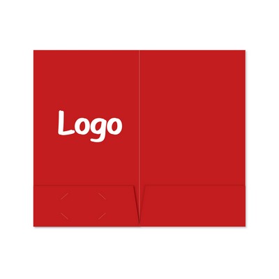 9x15" Presentation Folder 300gsm Card Stock w/ 2 Pockets & Business Card Slot for Legal Size Files