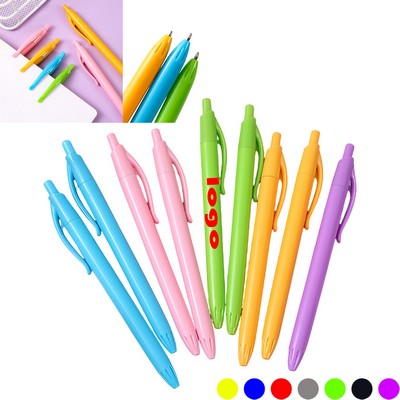 Promotional Pens Black Ink Click Pens, Colorful pens