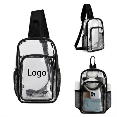 Transparent Crossbody Chest Bag