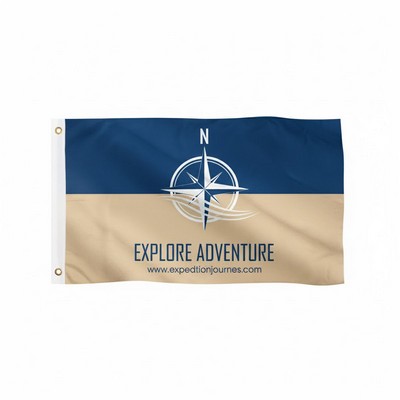 3' X 5' Double Sided Printed Polyester Flag