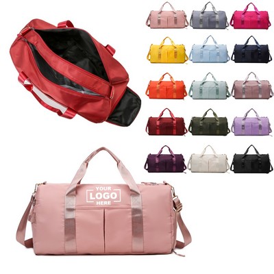 Shoe Compartment Sports Tote Gym Bag