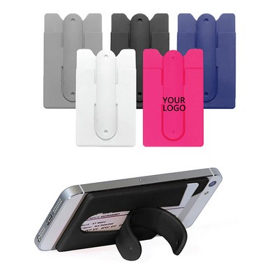 Card Holder With Cell Phone Stand