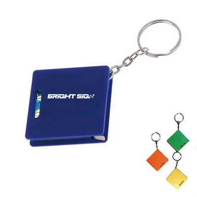 Tape Measure & Level Keychain
