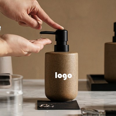 Customized 350Ml Ceramic Premium Thick Soap Pump Dispenser