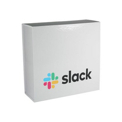8 x 8 x 3-1/8 Custom Printed Rigid Folding Boxes with Magnetic Closure