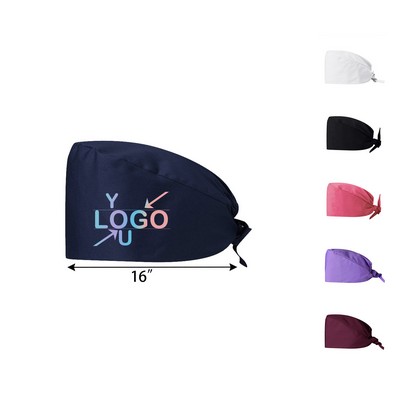 Nurse Cap with Side Buttons